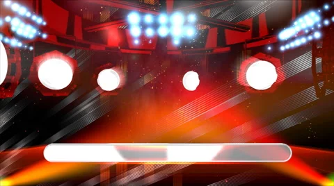 Lower third for representation of show, concert, film Stock Footage 55369454