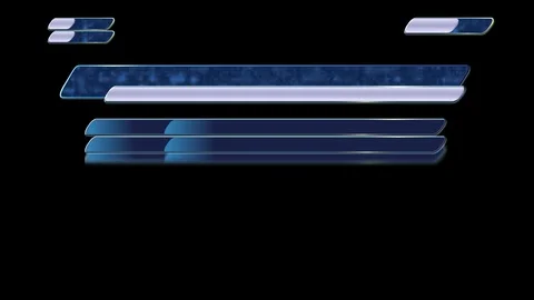 Lower Third Sports Stats Template on Transparent Background Stock-Footage 89232471