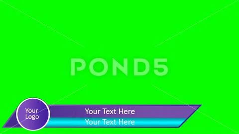 Lower Third Template-07 PSD PSD-Vorlage