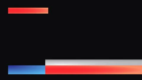 Lower third template panels dark background Illustrazione stock