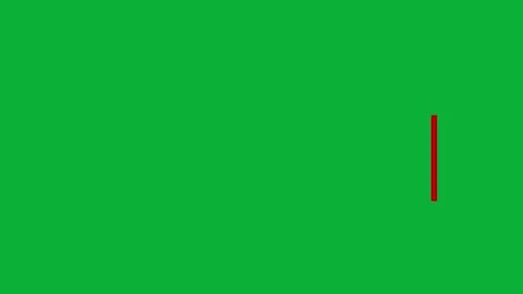 Lower Third Title Bar Animation on Green Screen | Clean Minimal Text Banner  Vidéo 331148500