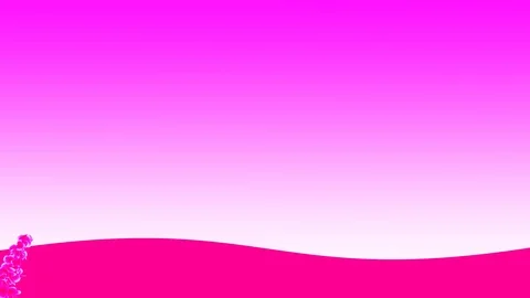 Lower Third Wave Pink Valentines Hearts Burst Motion Background Stock Footage 100759084