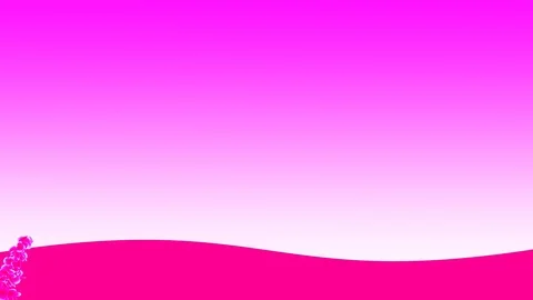 Lower Third Wave Pink Valentines Hearts Burst Motion Background Stock Footage 100809861