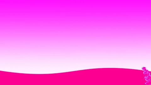 Lower Third Wave Pink Valentines Hearts Burst Motion Background Stock Footage 100810662