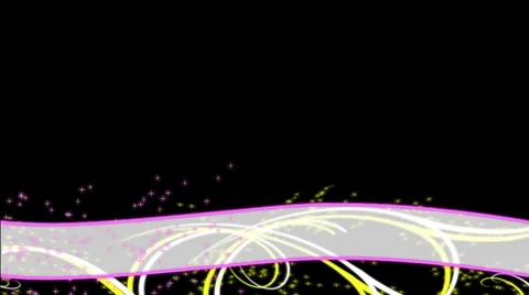 Lower third for wedding video with alpha matte Stock Footage 8920593