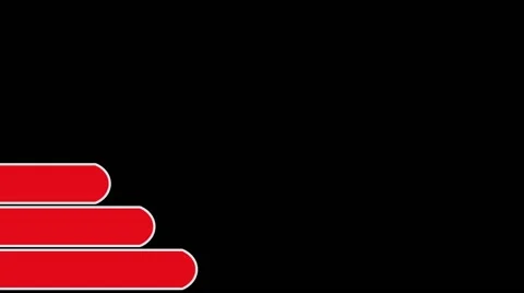 Lower Thirds 3 Bar Graphic Stock Footage 58276887