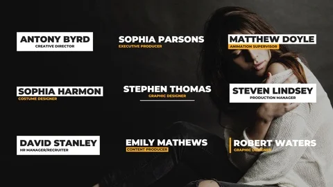 Lower Thirds Stock After Effects