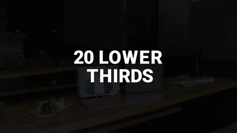 Lower Thirds After Effects stock