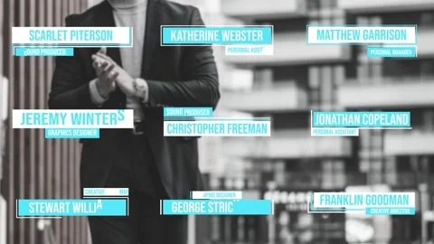 Lower Thirds After Effects素材