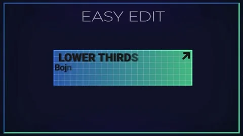 Lower Thirds Stock After Effects