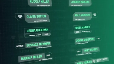 Lower Thirds HUD V2 스톡 After Effects