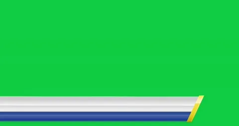 Lower thirds motion graphic elements with removal green screen background. Stock Footage 195083834