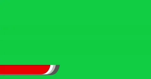 Lower thirds motion graphic elements with removal green screen background. 库存影片 195083836
