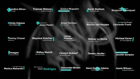 Lower Thirds Pack I After Effects stock