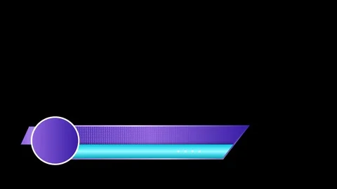 Lower thirds series Stock Footage 92998599