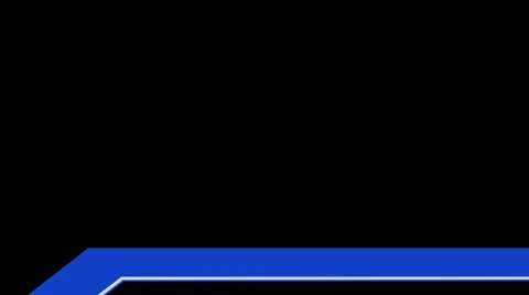 Lower Thirds single Bar Graphic Video stock 58276888