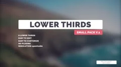 Lower Thirds Small Pack v.1 Stock After Effects