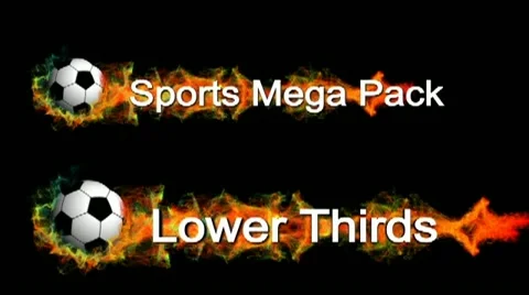 Lower Thirds Sports Pack ~ After Effects Template #12003057