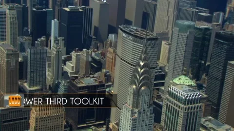 Lower thirds toolkit  After Effects	Stock