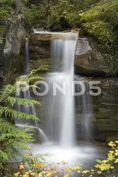 Lower Waterfalls Stock Photos