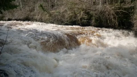 Lower Weir at New Lanark Video stock 171775767