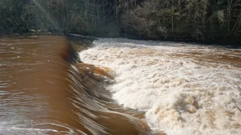 Lower Weir at New Lanark Video stock 171775868