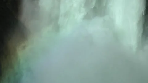 Lower Yellowstone Falls CU Stock Footage 21628113
