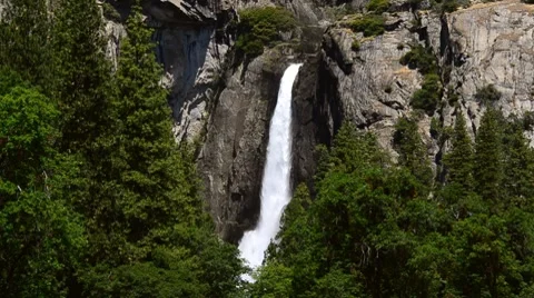 Lower Yosemite falls Stock Footage 8510641