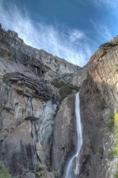 Lower yosemite falls Stock Photos