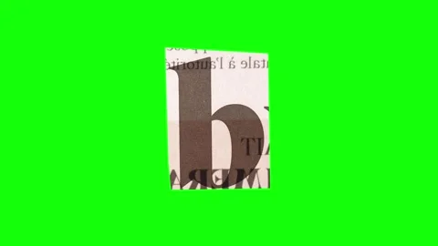 Lowercase B Letter in Paper Cut Letter. Ransom Letter style. Magazine Cut O.. Stock Footage 257001556