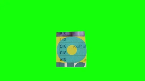 Lowercase O Letter in Paper Cut Letter. Ransom Letter style. Magazine Cut O.. Stock Footage 257001672