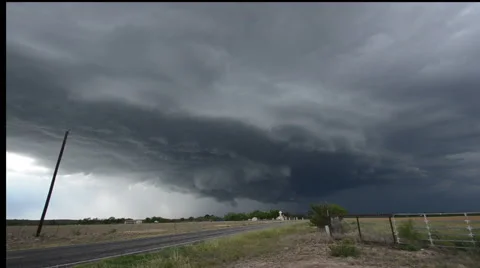 Lowering Cloud Stock Footage 54755403