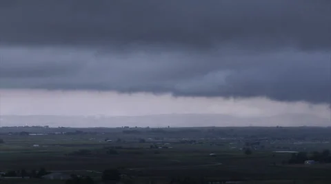 Lowering Clouds Stock Footage 54759734