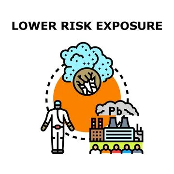 Lowering environmental risk exposure and pollution hazards Stock Illustration