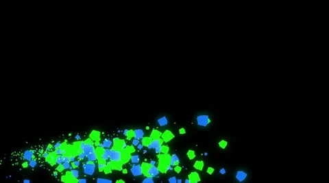 Lowerthid green-blue Stock Footage 11276670