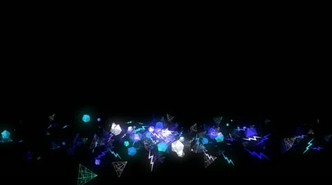 Lowerthird blue Stock Footage 11277231