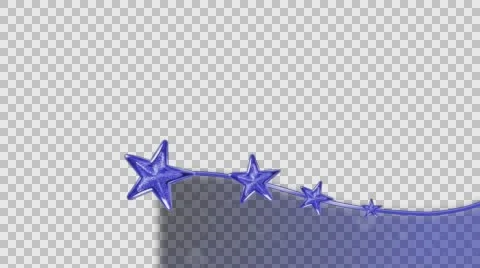 Lowerthird Blue Stock Footage 58102491