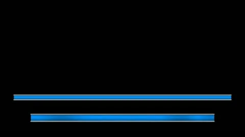Lowerthird border cyan animation Stock Footage 11255768