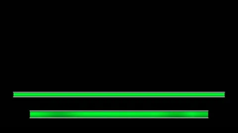 Lowerthird border green animation Stock Footage 11255882