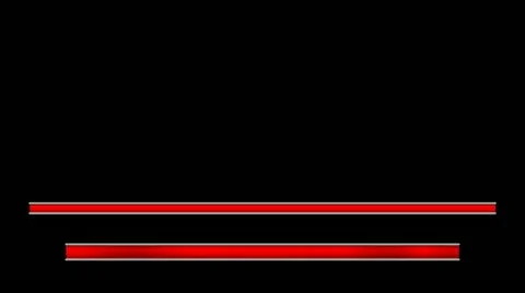 Lowerthird border red animation Stock Footage 11256061