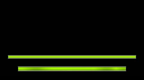 Lowerthird border yellow animation Stock Footage 11256315