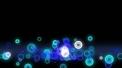 Lowerthird circles blue Stock Footage 11277614
