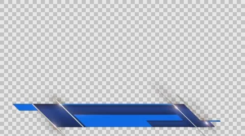 Lowerthird D3-Blue Blue HDTV 1080 29.97 Quicktime PNG+Alpha Stock Footage 62749362