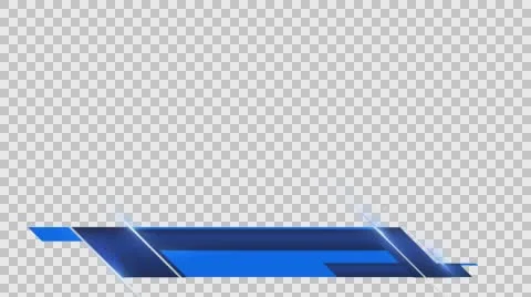 Lowerthird D3-Blue Blue HDTV 1080 25 Quicktime PNG+Alpha Stock Footage 62822892