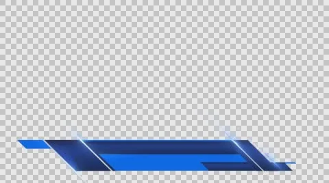Lowerthird D3-Blue Blue HDTV 1080 25 Quicktime PNG+Alpha Stock Footage 62829435