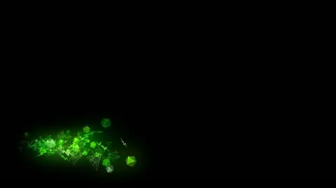 Lowerthird green Stock Footage