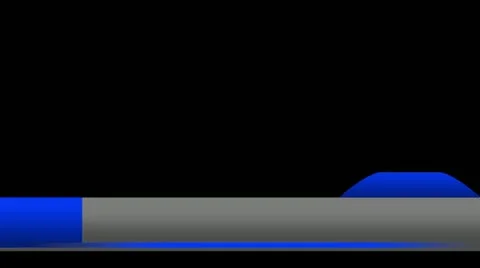Lowerthird new blue+alpha Stock Footage 10913243