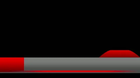 Lowerthird new red+alpha Stock Footage 10913247