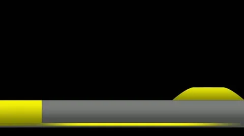 Lowerthird new yellow+alpha Stock Footage 10913249