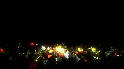 Lowerthird particles Stock Footage 11277145